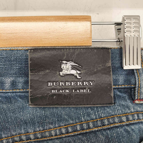 バーバリーブラックレーベル BURBERRY BLACK LABEL used加工デニムパンツ メンズ  76